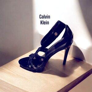 Calvin Klein 4.5 inch steel stilettos.